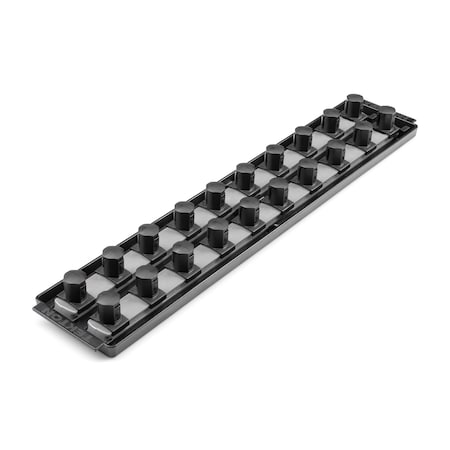 Tekton 3/4 Inch Drive 2-Rail Socket Organizer Set, Gray (20-Tool) OST33320